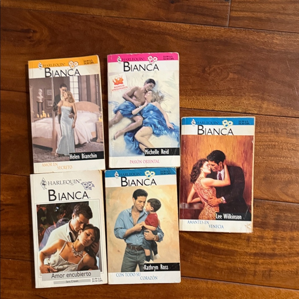 Harlequin Bianca Romance Novel Collection Spanish